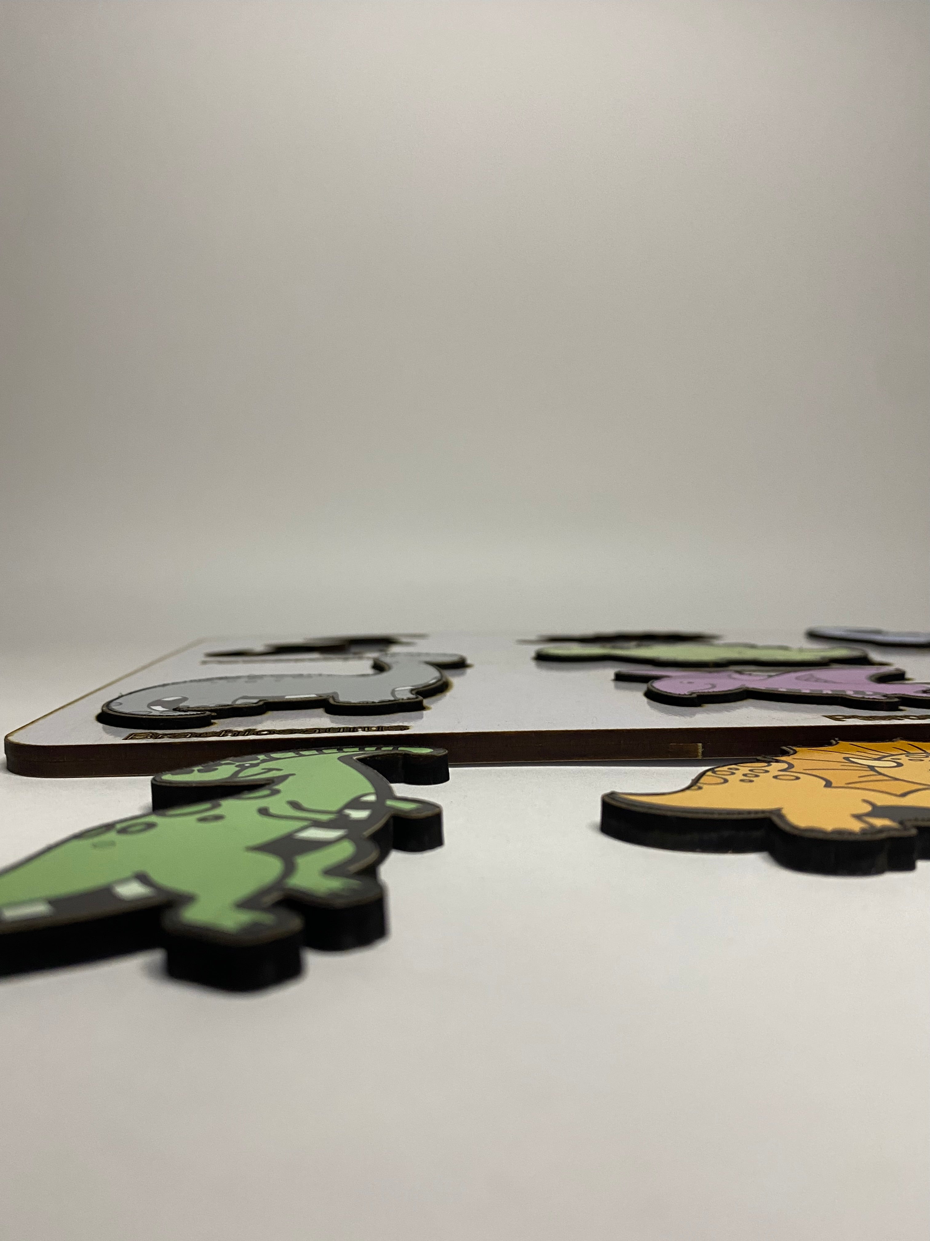 Wooden Dinosaur Board