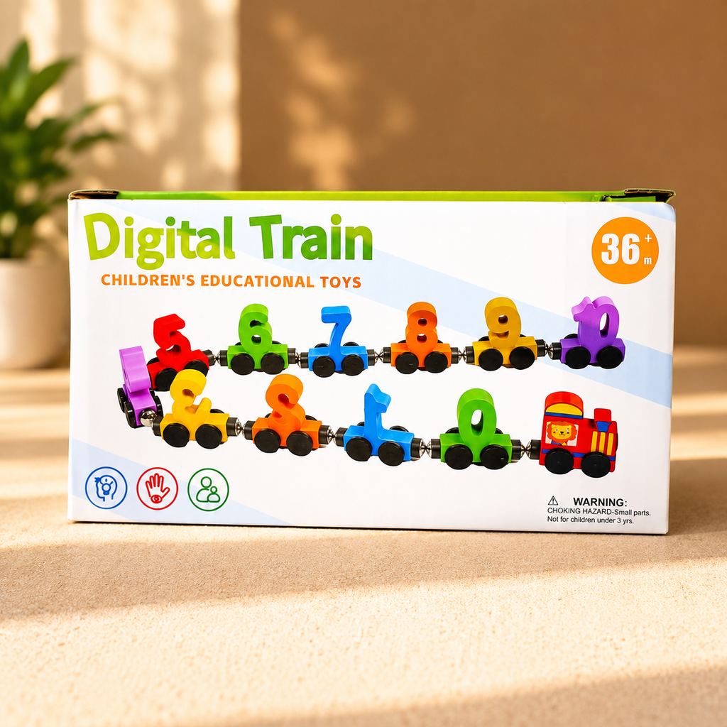 Wooden Digital Train