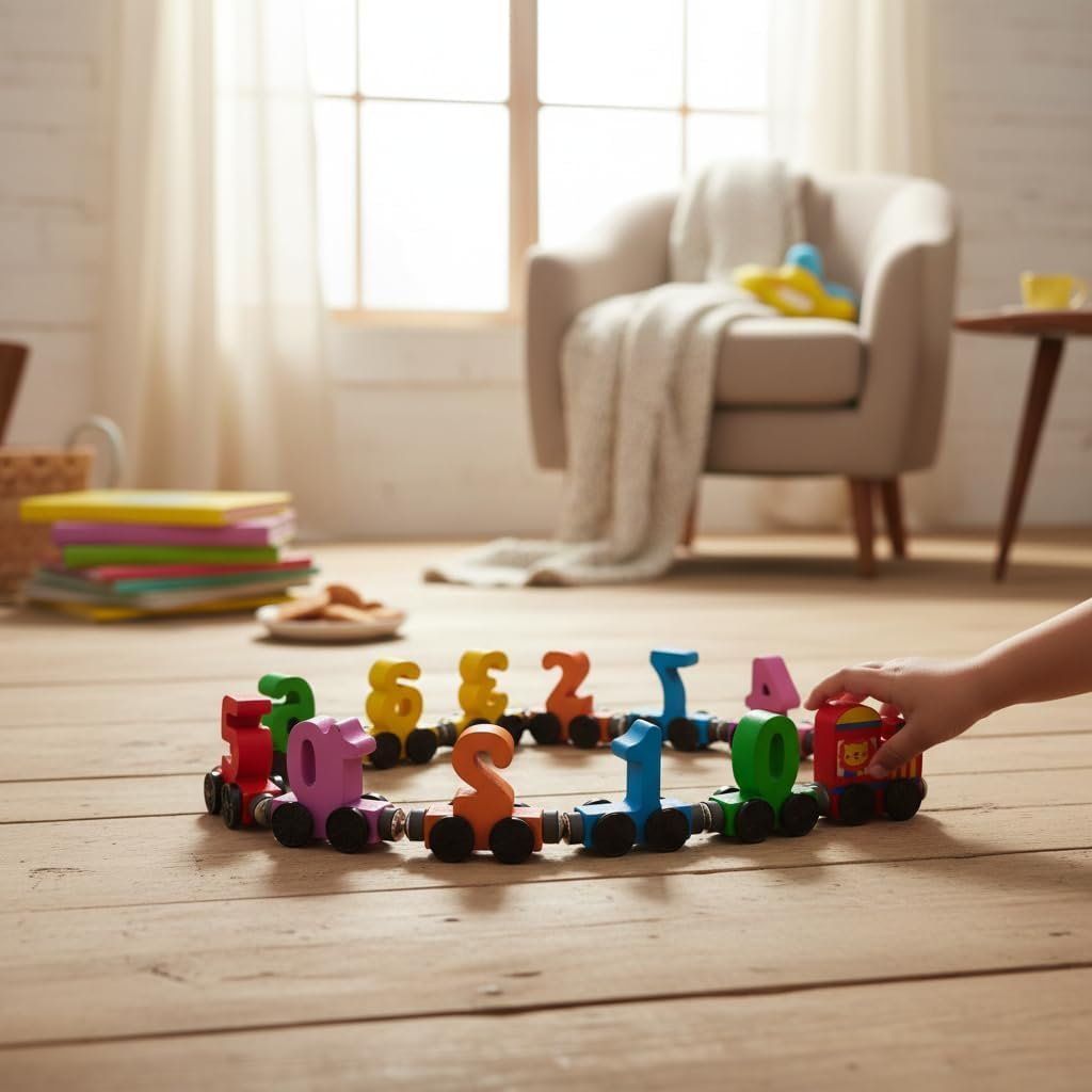 Wooden Digital Train
