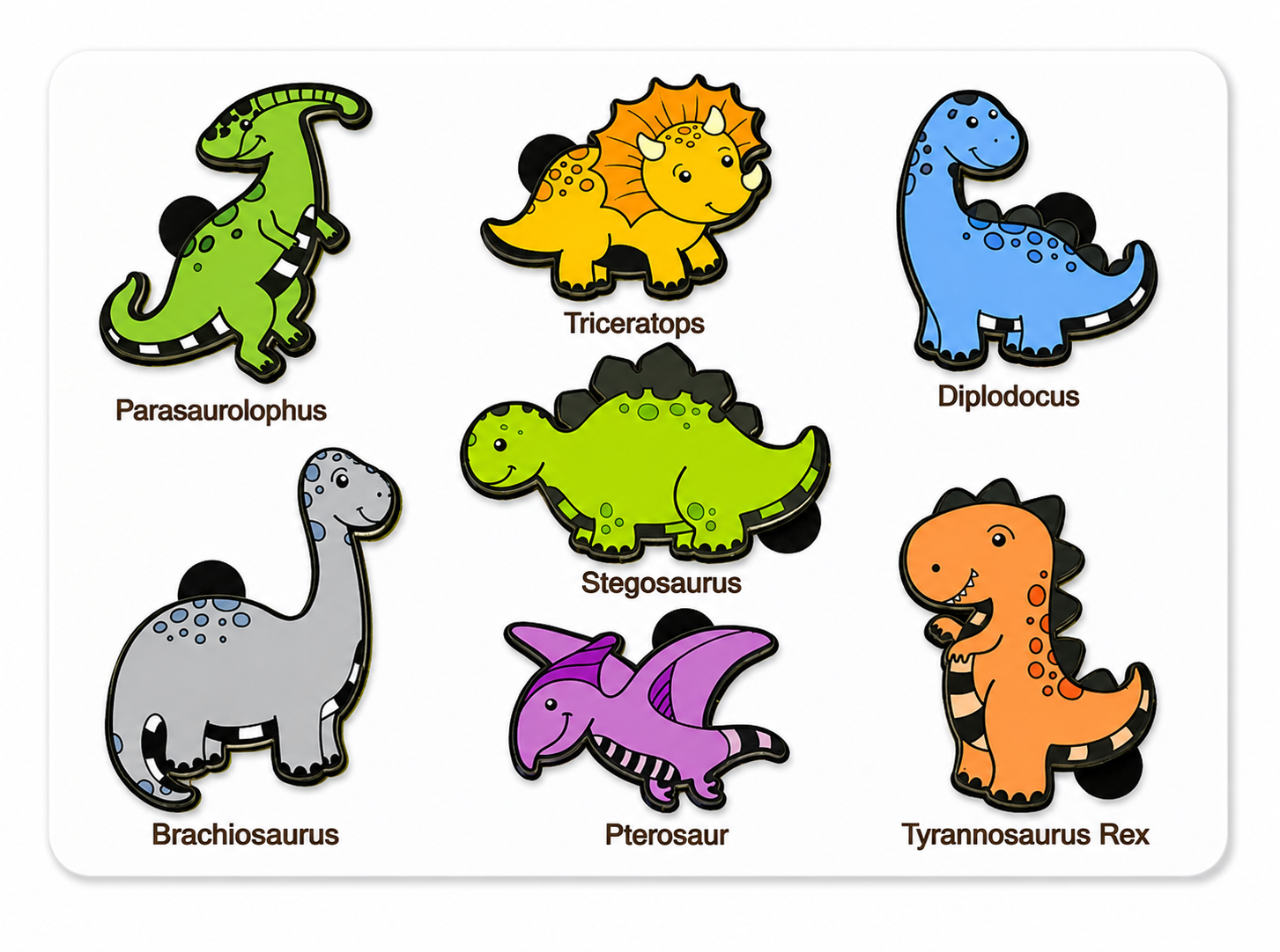 Wooden Dinosaur Board
