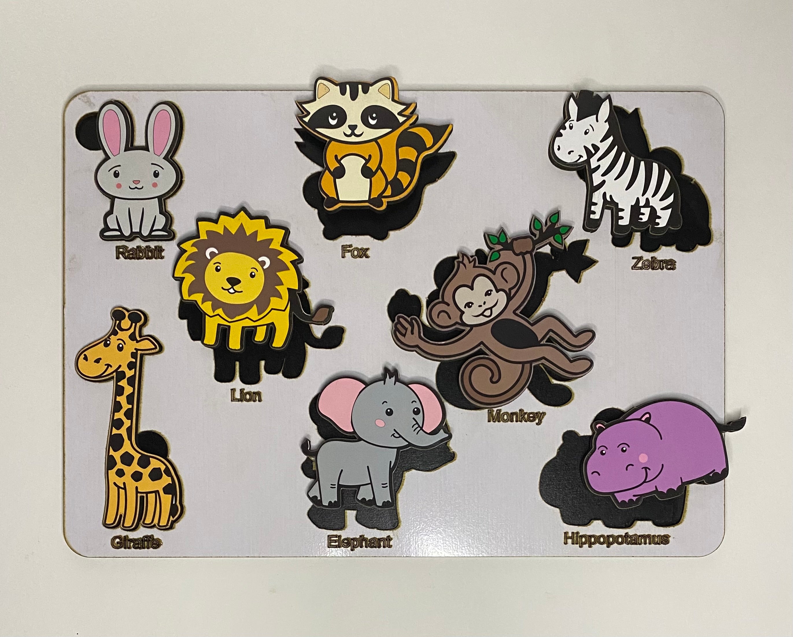 Wooden Animal Board