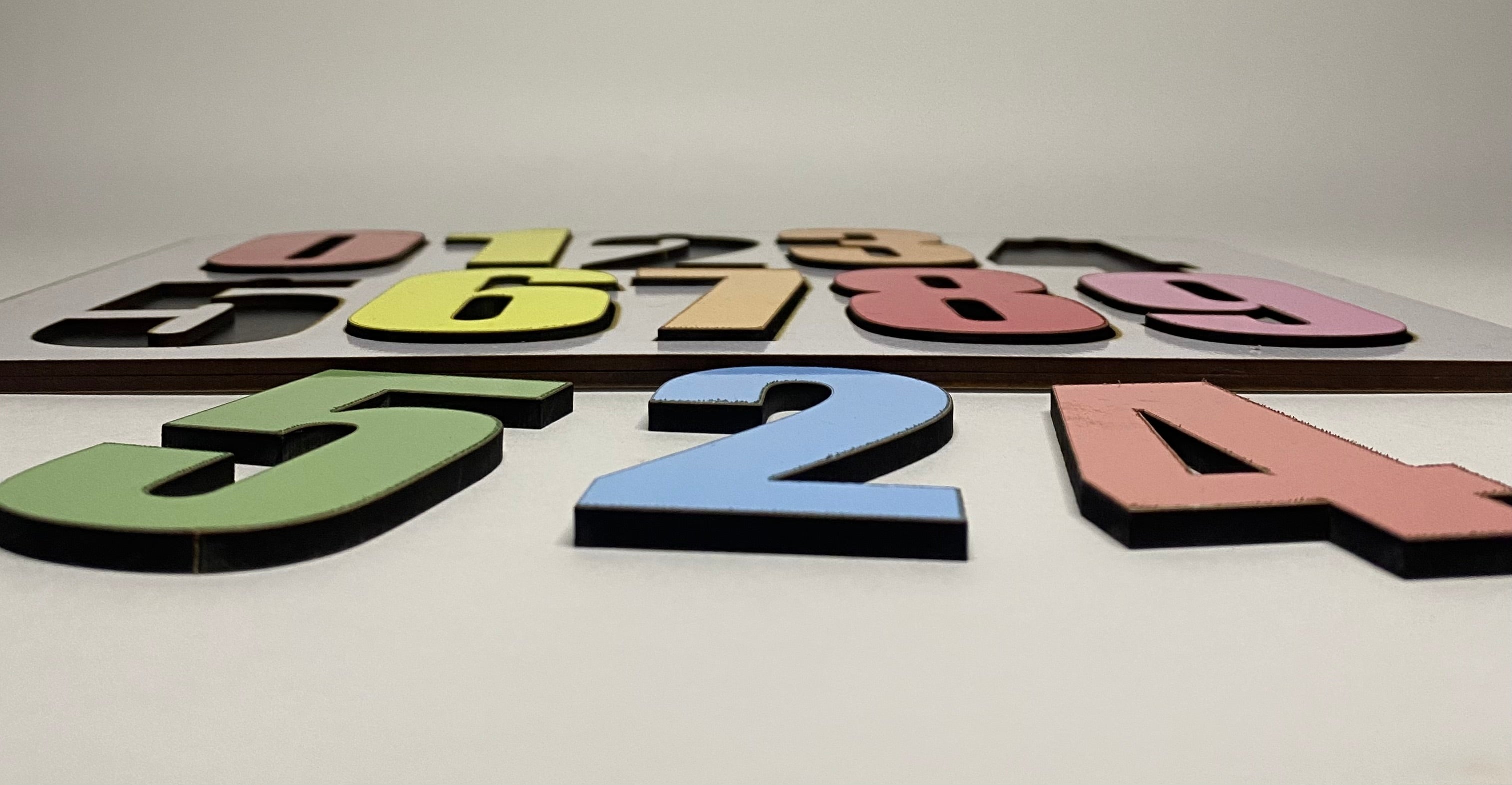 Wooden Number Board