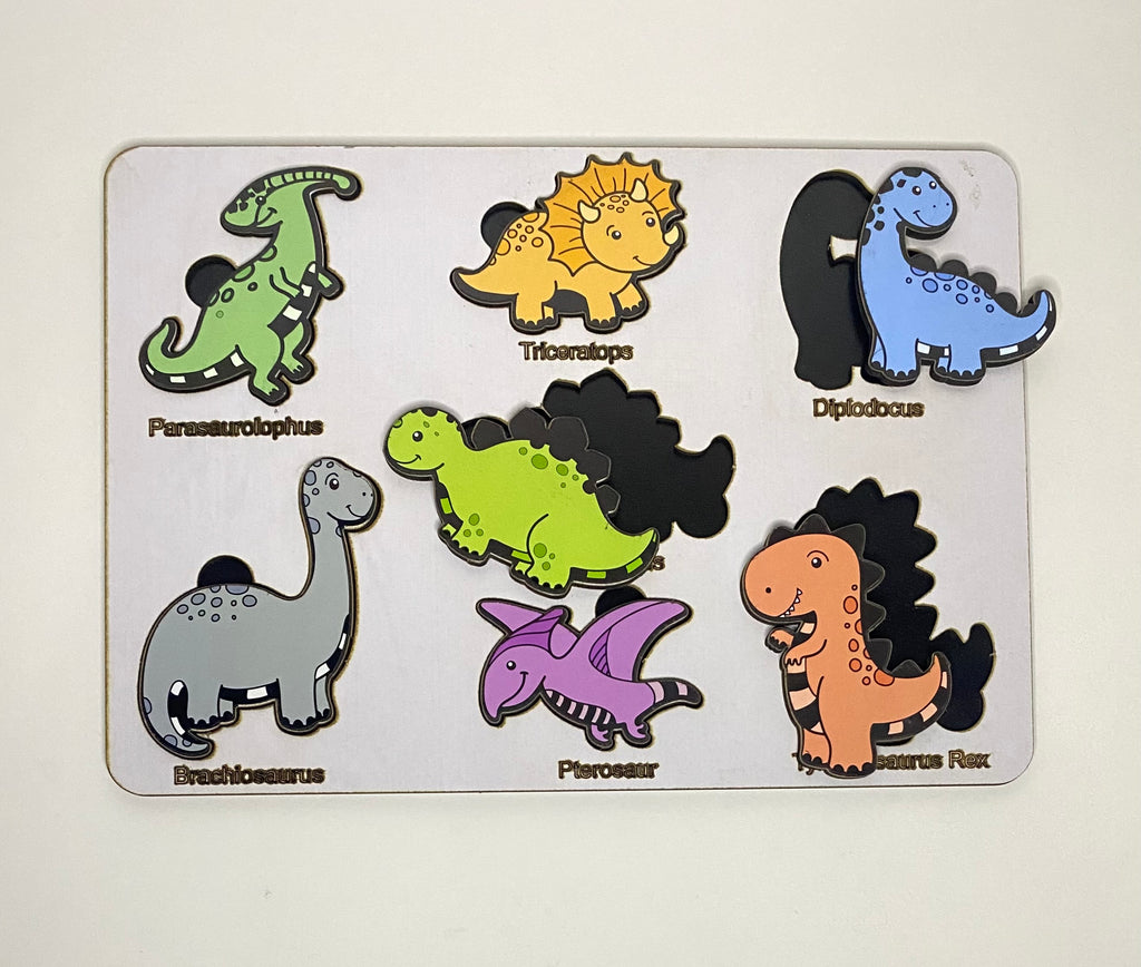 Wooden Dinosaur Board