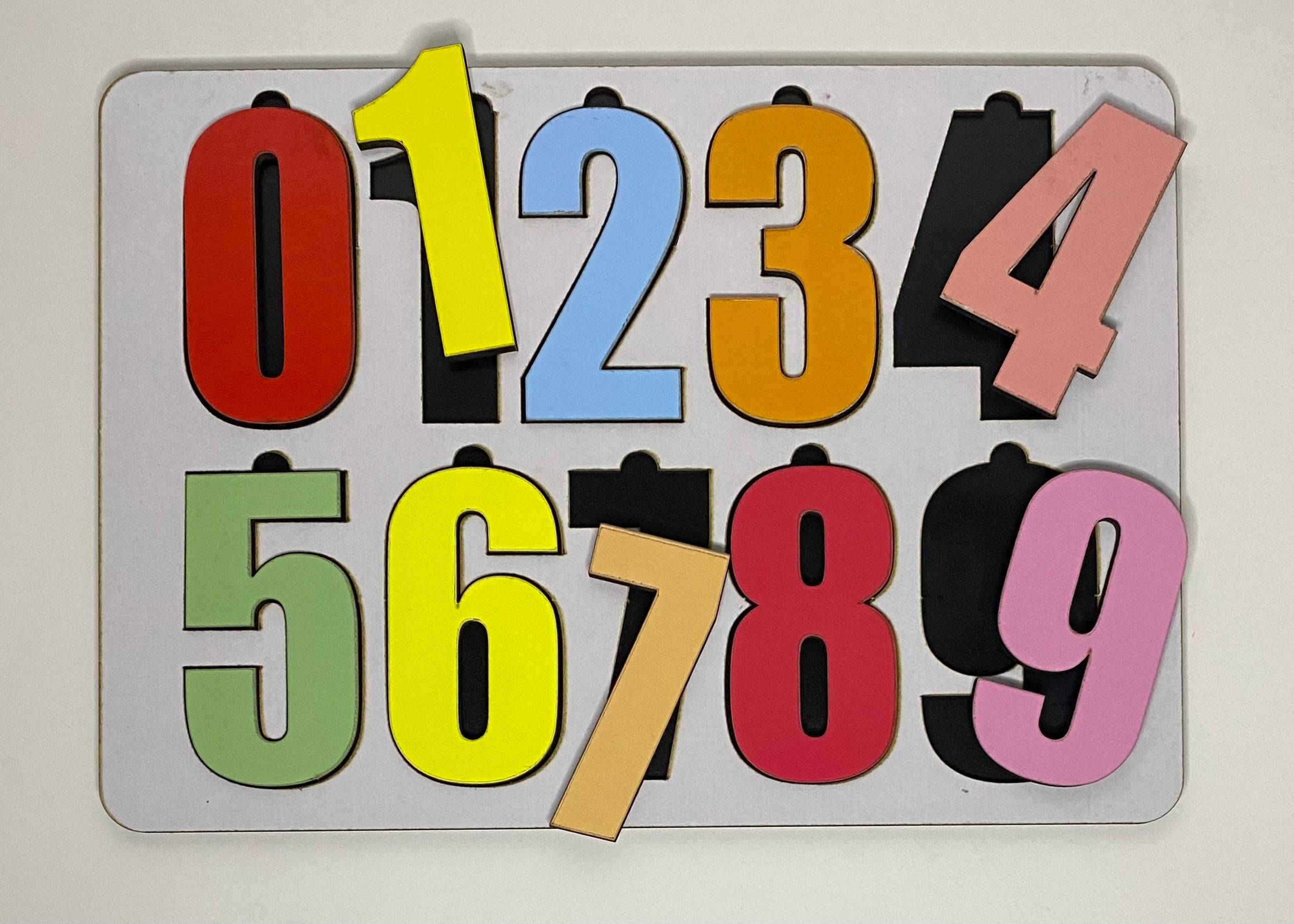 Wooden Number Board