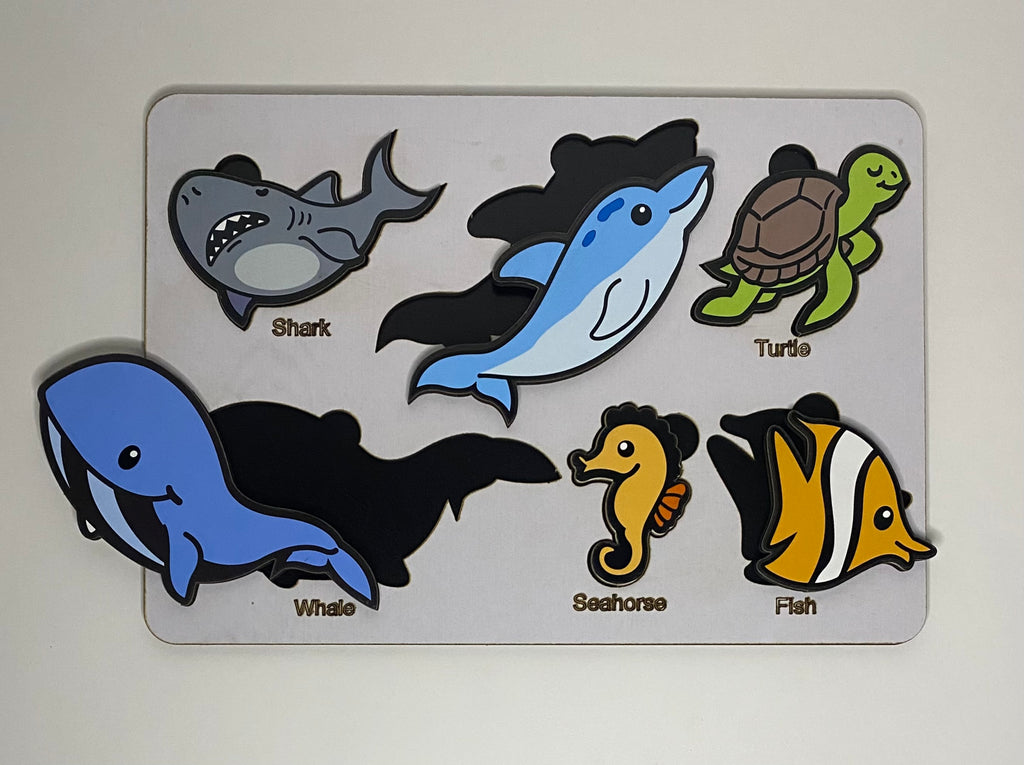 Wooden Sea Animal Board