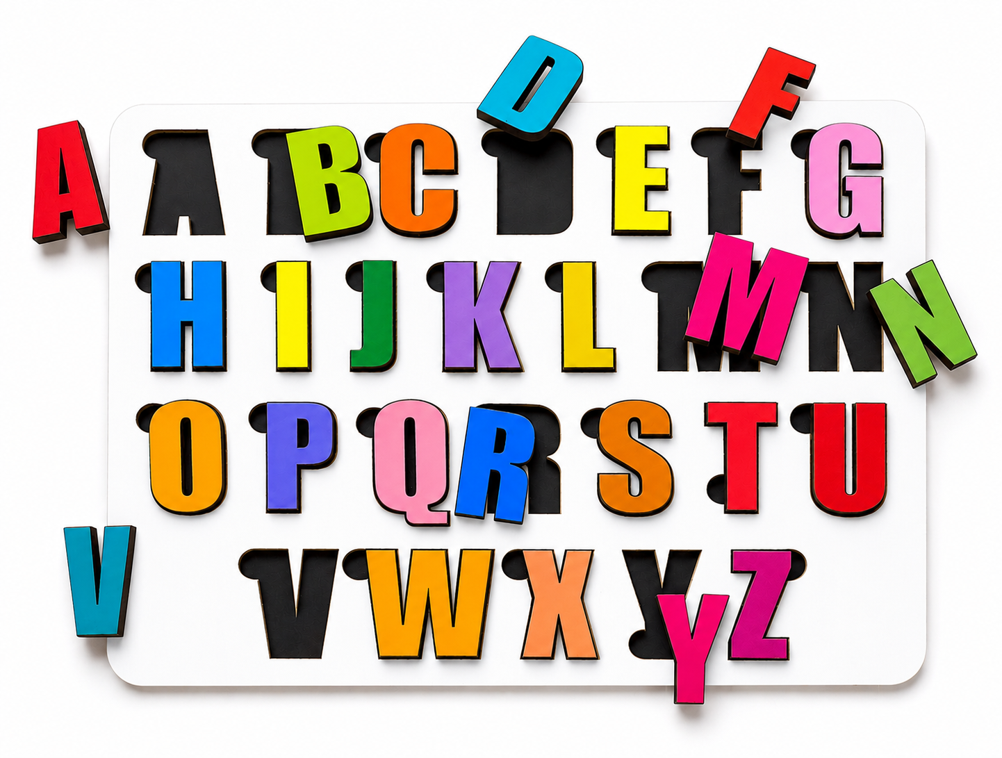 Wooden Letters Board
